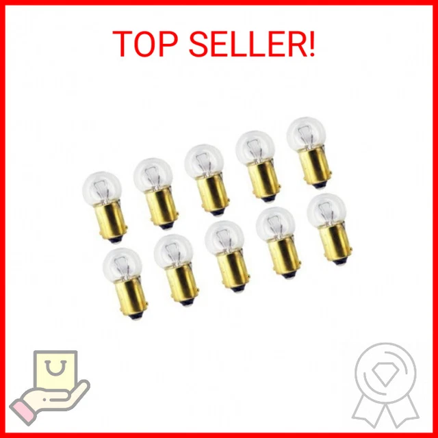 CEC Industries #1895 Bulbs, 14 V, 3.78 W, BA9s Base, G-4.5 shape (Box of 10)