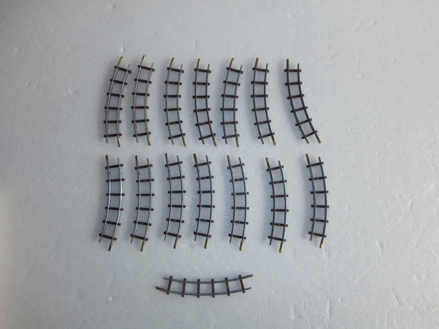 Lot De 20 Rails Tyco Circuit - Droits Et Courbes, Accessoires Divers Pour Circuit De Voitures Miniatures