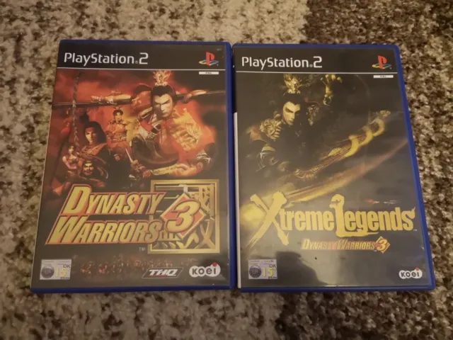 Dynasty Warriors 3 & Xtreme Legends PlayStation 2 PS2 Game Boxed Complete PAL UK