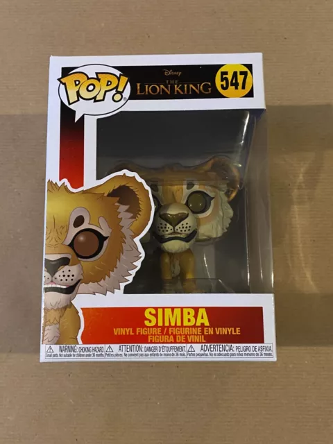 Funko Pop! Disney The Lion King (live action) Simba #547 Vinyl figure *Unopened*