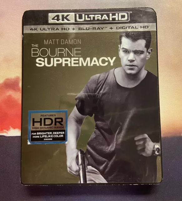 The Bourne Supremacy 4K Ultra HD/BluRay | NO DIGITAL | w/ OOP Slip |Read Descrip