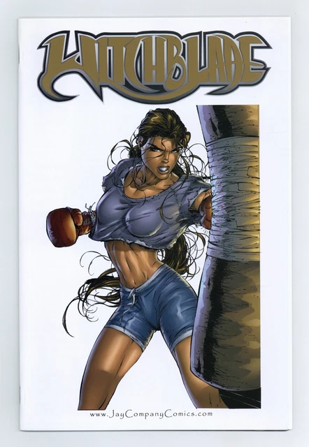 Witchblade 10th Anniversary Cover Gallery 1C Jay Gold Foil NM- 9.2 2005