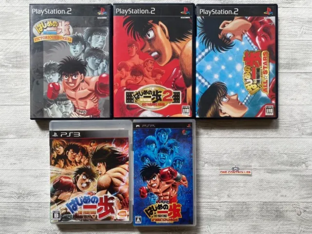 SONY PlayStation PS2 &3 & PSP Hajime no Ippo series 5games set from Japan