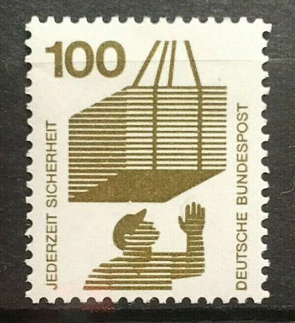🇩🇪 BRD Bund Michel Nr. 702 A Postfrisch (1971/1974) Unfallverhütung (I)