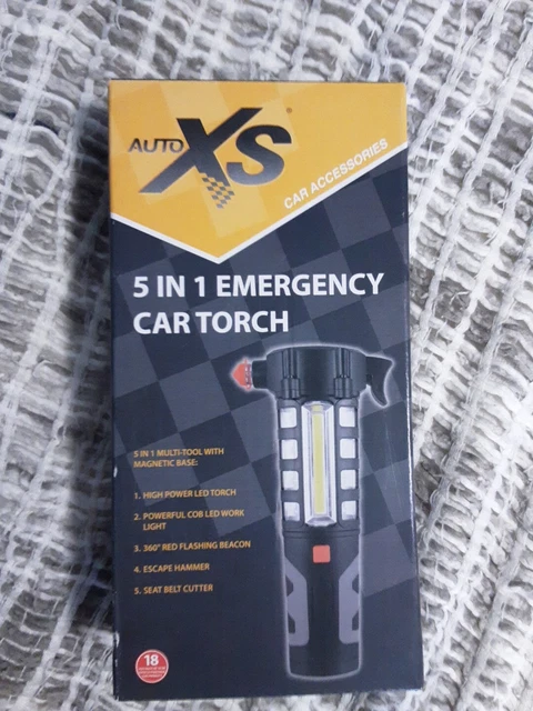 5 In 1 Emergency Car Torch Car Accessories Boxed Christmas Gift Men Or Women