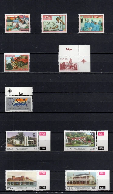 Briefmarken  Sätze  Südafrika 1985/86 postfr.    s. Scan