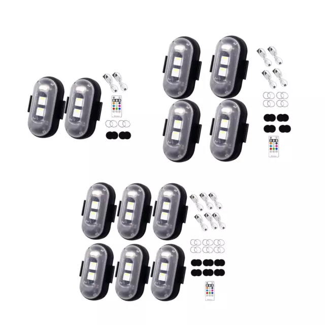 Telecomando leggero per luci stroboscopiche per aerei a LED per auto da