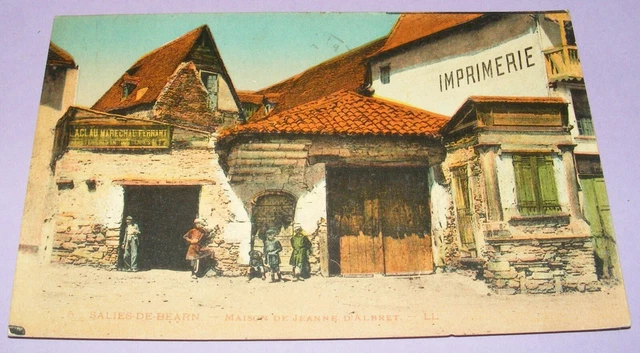 CPA 64 Salies-de-Béarn - Groupe De Sandaliers - Carte Postale Ancienne 1910