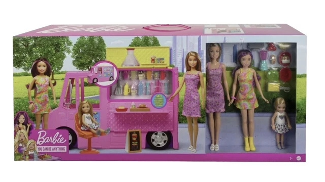 Barbie food online truck accessories