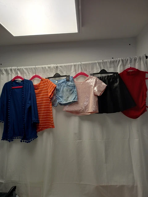 ❤ Girls Age 6 To 8 Clothes Bundle 6 Items Vgc