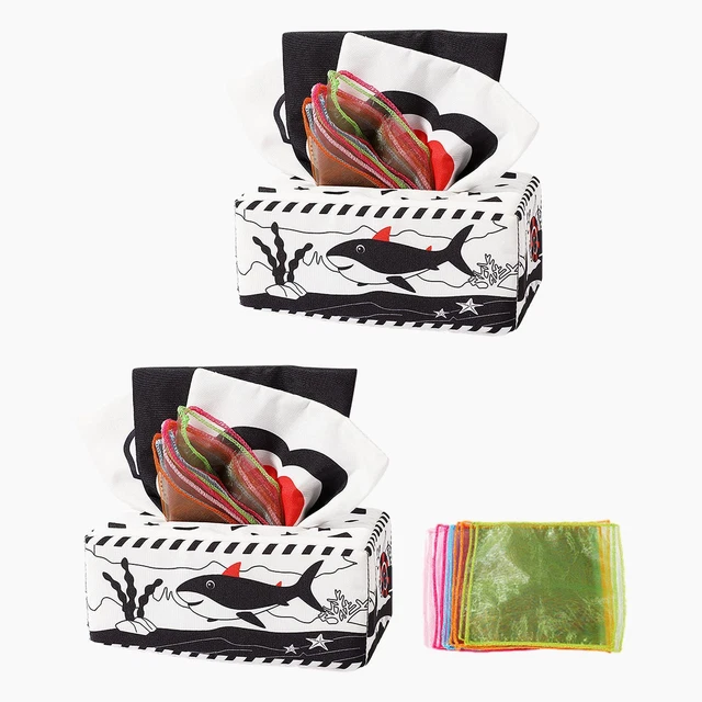 Busy Pull Tissues Activities Baby Tissue Box for Girls Boys Birthday Gifts