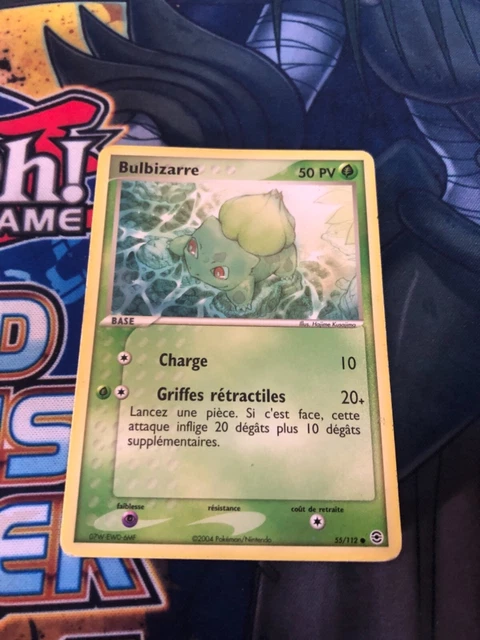 Bulbizarre 50 PV 55/112 2004 Pokémon d’occasion française vert feuille