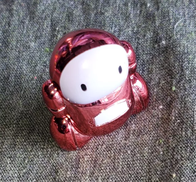 Pink Burgandy Puple Chrome plated gogos Crazy Bones collection toy game Figure
