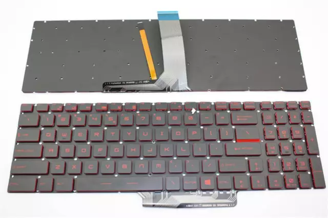Red Backlit Keyboard for MSI GV62 7RC 7RD 7RE 8RC 8RD 8RE GV62VR 7RF GV72 7RD