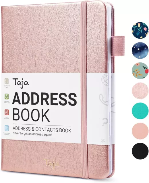 Address Book with Alphabetical TabsHardcover Address Book Large Print for