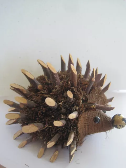 Wood Hedgehog Figure