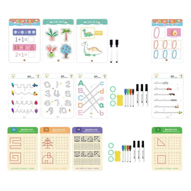 Letter and Number Tracing Book Learning to Write Alphabet Numbers and Line