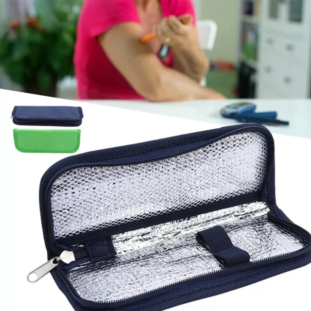 Portable Insulin Pen Case Pouch Cooler Box Diabetic Pocket Cooling Protector Bag