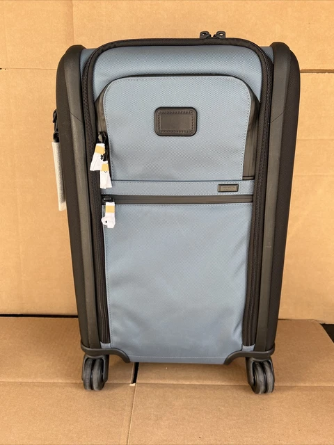 Tumi Alpha 3 International Dual Access 4 Wheel Carry-On Storm Blue Luggage 2