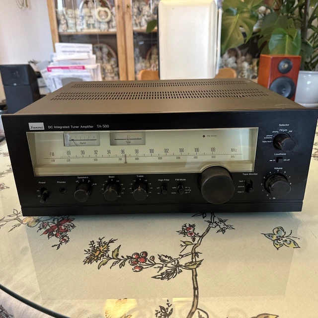 Ampli Intégré Vintage SANSUI TA-500 DC - 100 WRMS - 1979 - Restauré - Japon