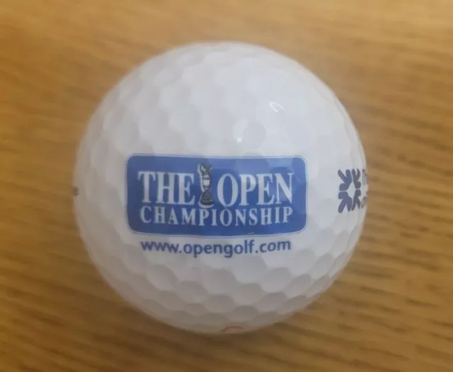 Titleist 3 Golf Ball The Open Championship RBS Royal Bank of Scotland Sponsored