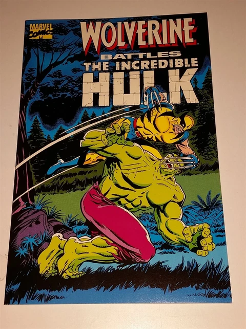 Wolverine Battles Incredible Hulk Marvel Comics Tpb (Paperback) 0871356120 <