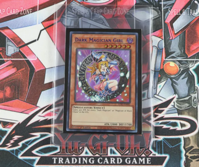 Yugioh Dark Magician Girl LDS3-EN082 1st Edition BLUE Ultra Rare