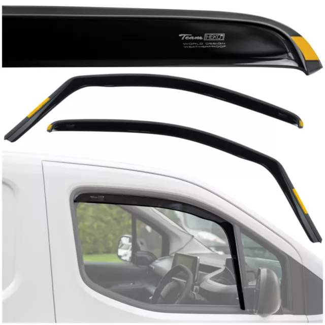 HEKO Windabweiser Regenabweiser Für FIAT SCUDO 2022+ Windschutz 2 Stk.