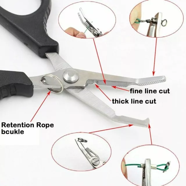 multi-function fishing pliers scissors