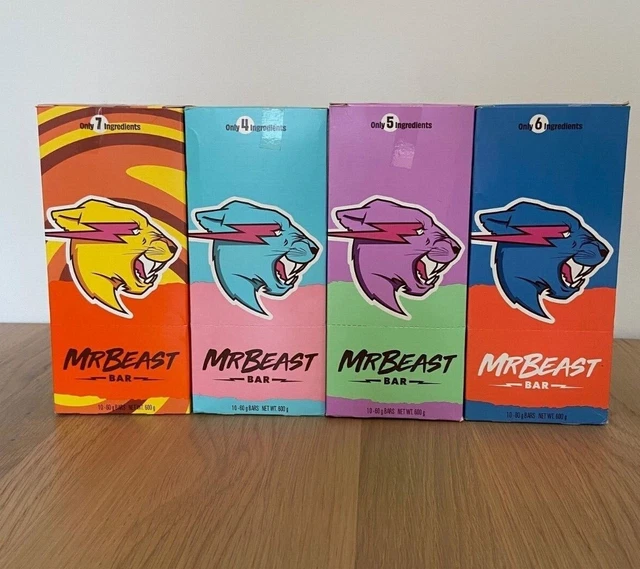 MR BEAST FEASTABLES Chocolate Bar Deez Nuts Crunch Milk Chocolate