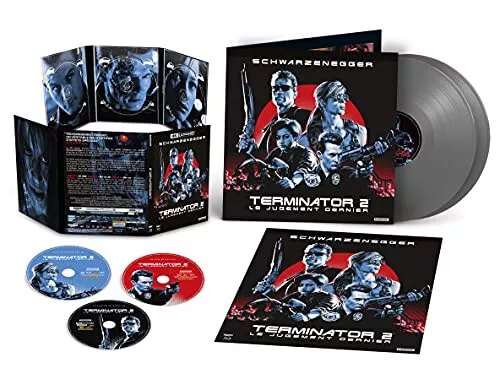 Terminator 2 4K Ultra HD + Blu-ray 3D + Blu-ray + Vinyl bande originale - 30ème