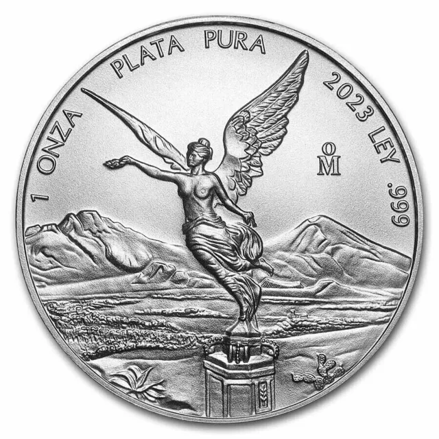 2023 Libertad 1 oz Mexico Silver Coin .999 FINE Mexican Banco de México IN STOCK