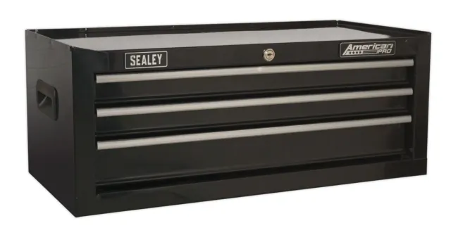 Sealey Mid-Box 3 Tiroir Avec Ball-Bearing Glisse - Noir