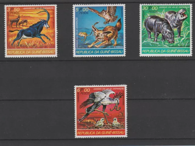 1978 Guine' Bissau Fauna Preistorica 4 Val Mnh Mf120080