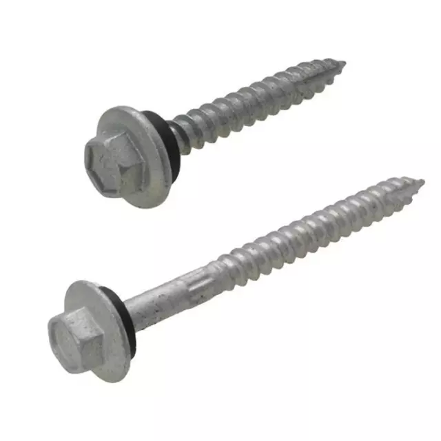 Galvanised Hex Head Timber NEO Seal Self Drilling Type 17 Screw Tek Roofing Galv