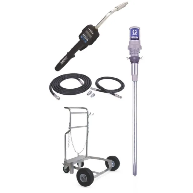 GRACO 24H789 - LD Series 3:1 55 Gallon Mobile Oil Pump CE Package - Includes