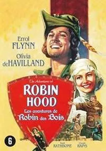 DVD The adventures of Robin Hood ERROL FLYNN HAVILLAND neuf