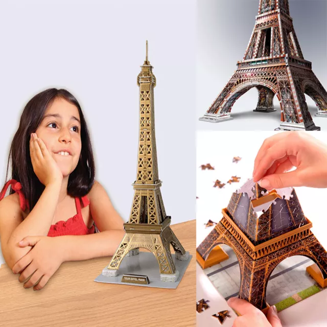 Puzzle 3D Per Bambini Walt Disney Paesaggi Monumenti Vari Modelli All Interno