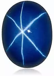 8.70Cts Natural 6 Rays Blue Star Sapphire Oval Cabochon 10x14x5mm Loose Gemstone
