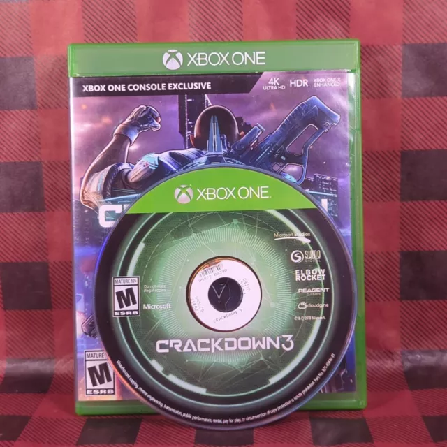 Crackdown 3 (Microsoft Xbox One, 2018) XB1 No Manual