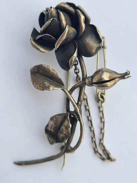 ancenne broche écusson du Pays Basque, bjoux Ortza- métal argenté, 6 provnces, Alava
