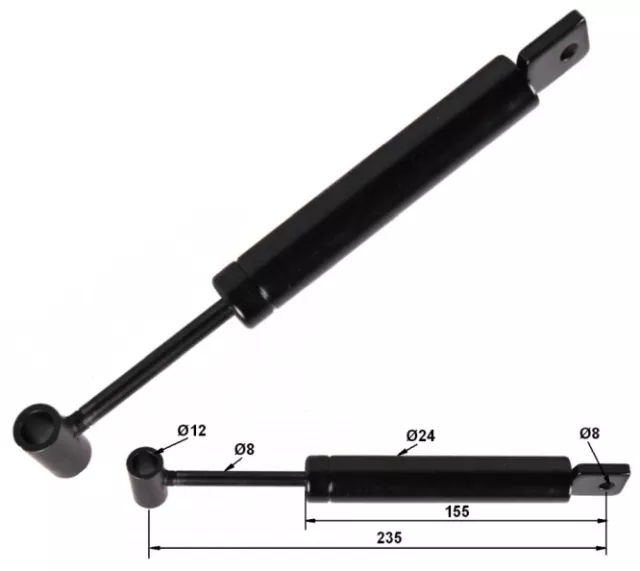 Auflaufdämpfer Original Stabilus Dämpfer Stoßdämpfer für BPW PAV-SR 2,0 ohne X