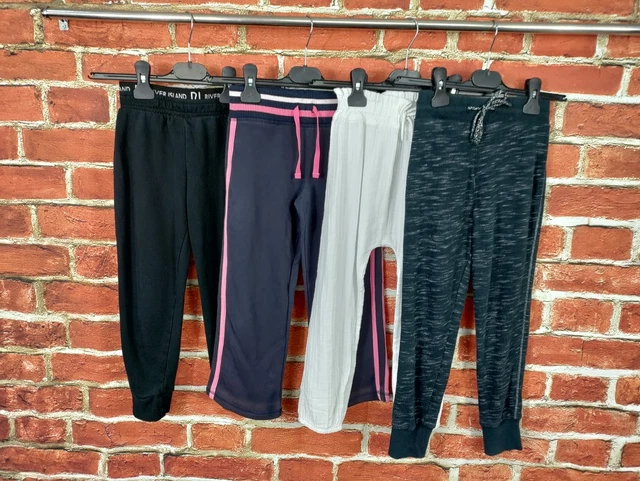 Girls Bundle Age 5-6 Year Next River Island Sweatpant Jogger Loose Trouser 116Cm