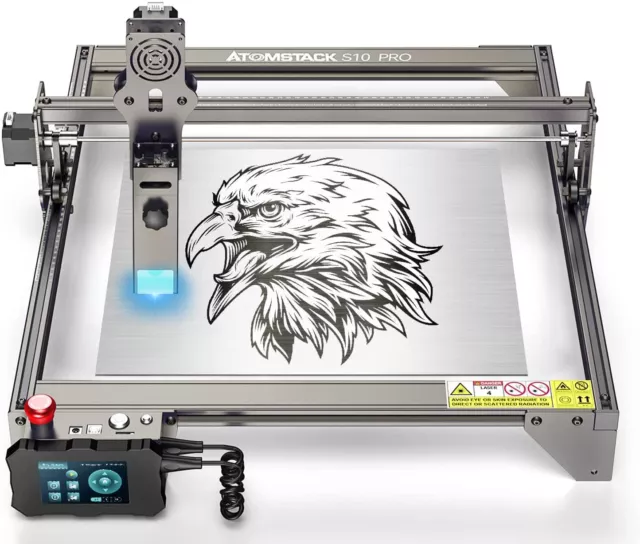 ATOMSTACK S10 PRO 50W Laser Graviermaschine Lasergravur Engraving Maschine Gerät