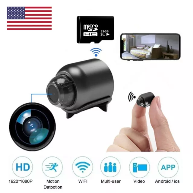 Mini Camera 1080P HD Video Motion Night Vision Cam Wifi Camcorder Security DVR a