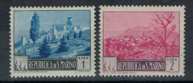 San Marino, Scott 278 - 279 in MH Condition