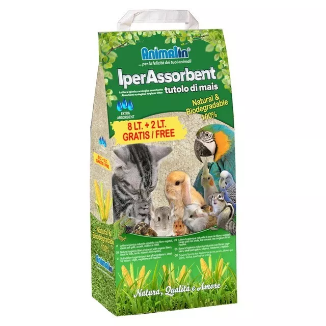 Litter for Cats Rabbits Hamster Birds Cob Of Corn 100% Plant Organic