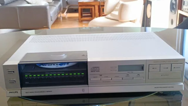 PHILIPS CD-303 Compact Disc Player Fonctionnement ✅ Pièce D'histoire de La Hi-fi