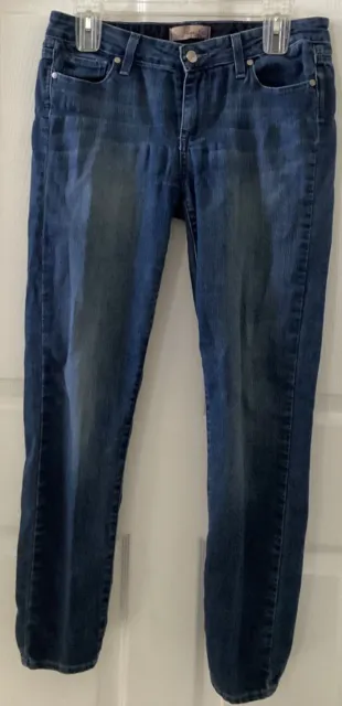 PAIGE Jeans Peg Skinny Stretch Denim Women's Size 28 x 37 Tall Long Ankle