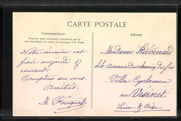 CPA Isle Adam, l'Église, Hôtel de Ville, château, Partie im Park 2